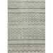 Ox Bay Laura Contemporary Geometric Stripe Machine-Washable Area Rug 5 x 7