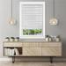 23 x 64 in. GII Luna Cordless Vinyl Light Filtering Plantation Blinds White