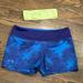 Under Armour Shorts | Lot Of Blue And Purple Tie Dye Under Armour M Biker Shorts And Yellow Headband. | Color: Blue/Purple | Size: M