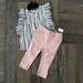 Jessica Simpson Matching Sets | Girls Jessica Simpson Outfit Size 12 Months | Color: Pink/White | Size: 12mb