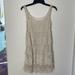 American Eagle Outfitters Dresses | Ivory Crochet Tank Dress, Slip Included | Color: Cream | Size: M