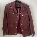 J. Crew Jackets & Coats | J Crew Burgundy Waxed Cotton Downton Field Jacket (Small) | Color: Red | Size: S