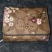 Coach Bags | Coach Coach Medium Small Wallet In Signature Canvas With Wildflowers | Color: Tan | Size: Os