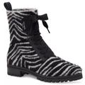 Kate Spade Shoes | Kate Spade Women’s Merigue Lug Sole Booties In Zebra | Color: Black/Cream | Size: 6.5