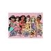 Blue/Pink 54 x 40 x 0.25 in Area Rug - Kid's Company Licensed Disney Princesses Pink Youth Digital Printed Area Rug | Wayfair 19863