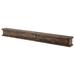 Dogberry Collections Cottage Fireplace Mantel Shelf, Solid Wood in Brown | 5.5 H x 72 W x 6 D in | Wayfair m-cott-7257-dkch-none
