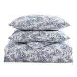 Tommy Bahama Home Tommy Bahama Pen & Ink Cotton Duvet Cover Set Cotton in Blue | Queen Duvet Cover + 2 Standard Shams | Wayfair USHSFN1241822