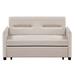 Hokku Designs Owatonna Twin Daybed w/ Trundle & Mattress Upholstered in Brown | 33.1 H x 57.1 W x 34.3 D in | Wayfair