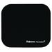 Fellowes 5933901 Mouse Pad w/Microban Nonskid Base 9 x 8 Black (FEL5933901) 8 x 9 x 0.1