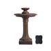 Alcott Hill® Resin Solar Fountain | 28 H x 19.1 W x 19.1 D in | Wayfair 6FECCFAE58714A1AB3C44267F2529783