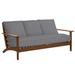 Summer Classics Kennebunkport 86" Wide Outdoor Patio Sofa w/ Cushions Metal/Olefin Fabric Included/Rust - Resistant Metal/Sunbrella® Fabric Included | Wayfair