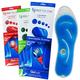 Orthotic Gel Insoles, Boost Magnetic Technology | Walk Pain Free Comfort Insoles | Reduce Heel Pain, Plantar Fasciitis, Flat Feet | Supplying NHS & Emergency Services (Large: 9 to 13 UK, Blue)