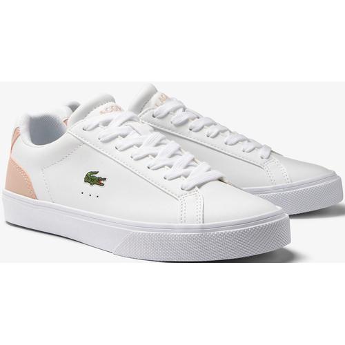 „Sneaker LACOSTE „“LEROND PRO BL 23 1 CFA““ Gr. 37, rosa (weiß, rosa) Schuhe Sneaker“