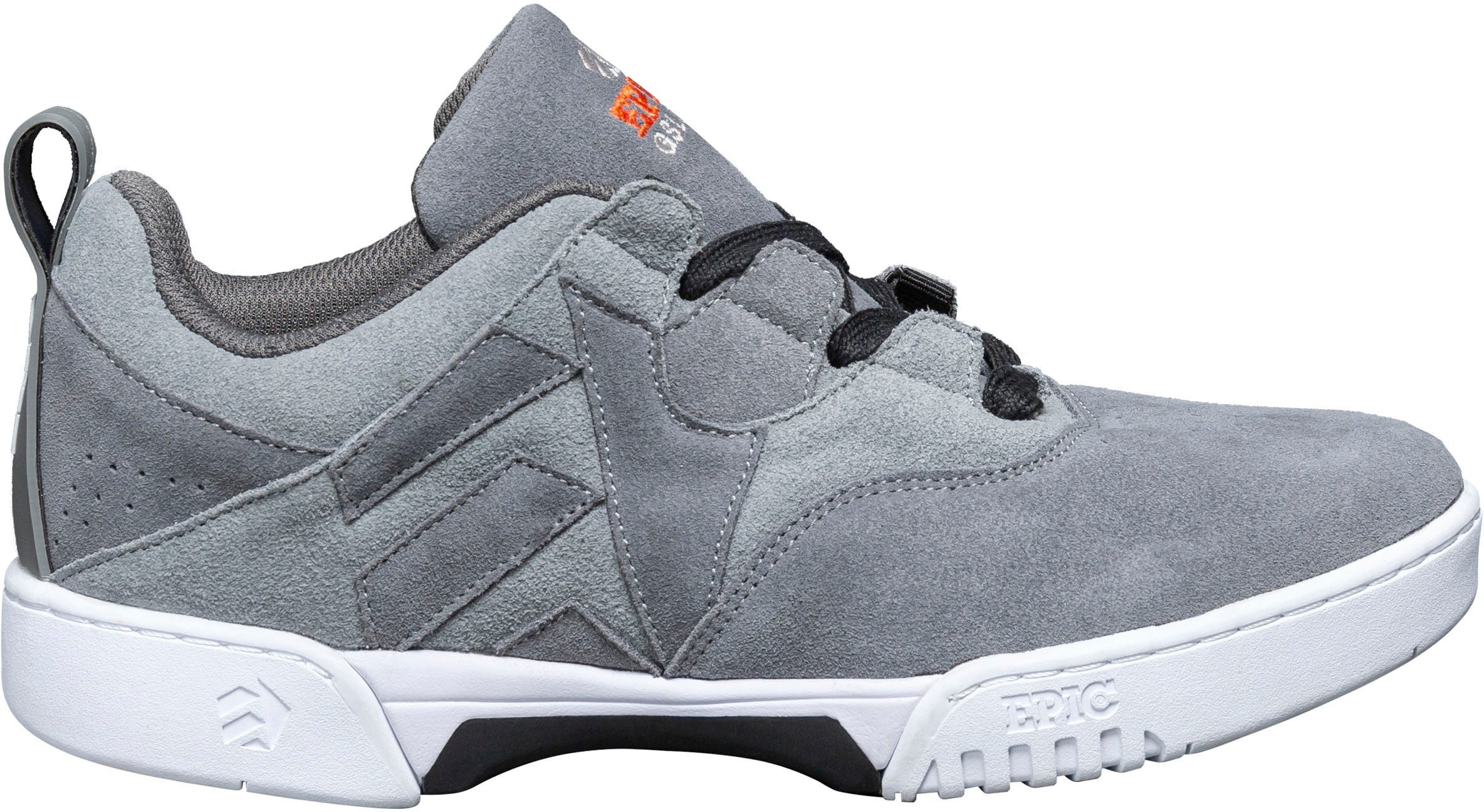 Gleitschuh EPIC GRINDSHOES "Hype/Dash" Gr. 39, schwarz-weiß (grau, weiß, schwarz), Inlineskates_Rollschuhe, 39 (bis ), Leder