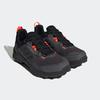 Wanderschuh ADIDAS TERREX "TERREX AX4", Gr. 43, grau six, solar rot, carbon, Synthetik, Textil, sportlich, Schuhe