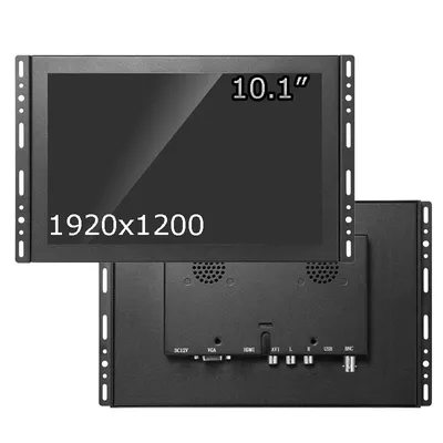 Moniteur à écran tactile LCD HD 10.1 pouces 1920x1200 IPS angle de vue complet VGA HDMI USB