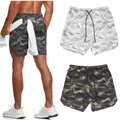 Shorts de Camouflage pour hommes Fitness gym entraînement maille respirante séchage rapide