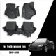 Tapis de sol de voiture en cuir personnalisé accessoires automobiles pour Volkswagen VW EOS 2007