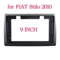 Cadre de panneau en plastique pour FIAT Stilo 2010 9 pouces 2 Din DVD GPS Mp5 Kit de montage