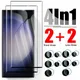 4 EN 1 9D Pleine Colle Caméra Lentille Protecteur D'écran En Verre Trempé pour Samsung Galaxy S 23