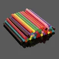 Bâtons de colle thermofusible DIY 100 pièces 10 couleurs 7x100MM pour pistolet à colle électrique