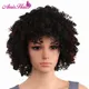 Amir Hair-Perruques afro synthétiques crépues bouclées pour femmes cheveux courts brun ombré