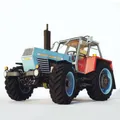 Zetor Crystal 120 45 Tracteur 1:32 Tchèque Origami Art Pliant 3D Papier Modèle Papercraft DIY