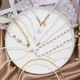 VKME – collier ras du cou en perles Vintage pour femmes élégant Imitation de perles blanches à la