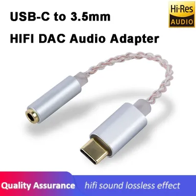 Amplificateur d'écouteurs de radiateur Hi Res USB Type C à 3.5mm adaptateur audio pour casque