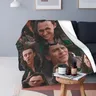Tom Hiddleston – couvertures Photo en flanelle couvre-lit de voiture décoration à carreaux Super