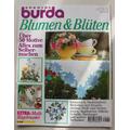 Burda Sonderheft Blumen ß Blüten 1994 Handarbeitsheft Nähzeitschrift Modemagazin