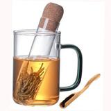 All For U Inc Glass Tea Infuser - Clear & Modern For All Type Of Tea & Tea Flower | 6.15 H x 1.2 W in | Wayfair CU-TEAST