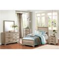 Foundry Select Panel Bedroom Set 5 Piece: Bed, Dresser, Mirror, Nightstand, Chest Wood in Orange/Brown | 52 H x 58.25 W x 79 D in | Wayfair