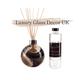 Reed Diffuser Mouthblown Glass Sphere Cream and Brown