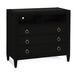 Birch Lane™ Deitrich 3 Drawer Dresser Wicker/Rattan in Black | 38 H x 41 W x 20 D in | Wayfair 04CB22D250254322A445D719B6D13523