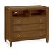 Birch Lane™ Deitrich 3 Drawer Dresser Wicker/Rattan in Brown | 38 H x 41 W x 20 D in | Wayfair 7163522341FA4DEB8164571F98DA3CF2