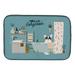 Caroline's Treasures Poodle in Bathtub Drying Mat Fabric | 14 H x 21 W x 0.25 D in | Wayfair CK7433DDM