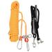 NUOLUX 1 Set of Dog Tie Out Cable Dog Chain for Camping Outdoor Puppy Walking Chain