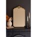 House of Hampton® Emmanuell Wall Mirror Metal | 27 H x 16 W x 1 D in | Wayfair 40DEE9AAAD4848BDAF59FBB29C7C28FE