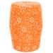 Wildon Home® Mayall Ceramic Garden Stool Ceramic in Orange | 18 H x 13 W x 13 D in | Wayfair 1997BC73A3AA4EB6B684607D0B27514D