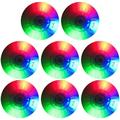 ADVEN 8 Pcs Inline Skate Wheels with 16 Bearings LED Light Up Wheels Indoor Outdoor Roller Skate Wheels