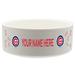 White Chicago Cubs 20oz. Personalized Pet Bowl