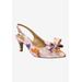 Women's Gosalyne Slingback by J. Renee in Orange White Purple (Size 8 M)