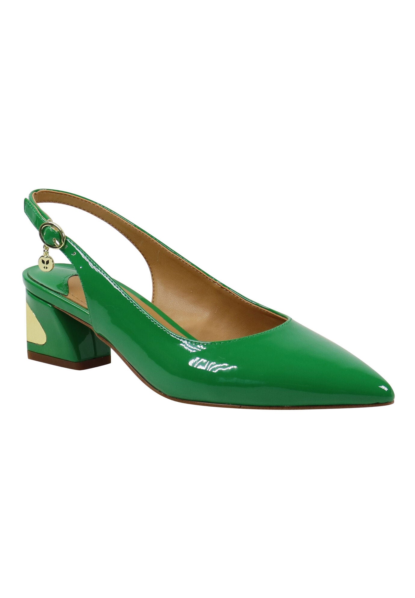 Women's Shayanne Slingback Pump by J. Renee in Green (Size 6 M)