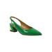 Women's Shayanne Slingback Pump by J. Renee in Green (Size 6 1/2 M)