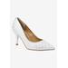 Wide Width Women's Kanan Pump by J. Renee in Silver (Size 8 1/2 W)