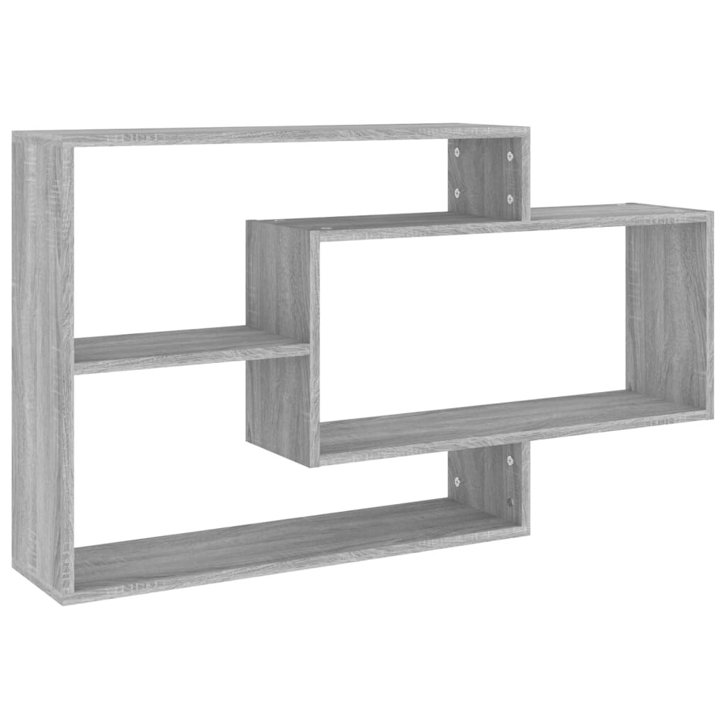 vidaXL Wandregal Grau Sonoma 104x20x58,5 cm Holzwerkstoff Image