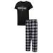 Women's Concepts Sport Black/Gray Chicago White Sox Badge T-Shirt & Pajama Pants Sleep Set