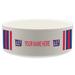 White New York Giants 35oz. Personalized Vertical Stripe Pet Bowl