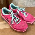 Nike Shoes | Nike Tennis Shoes. Hot Pink With Light Turquoise. Great Condition | Color: Pink | Size: 5.5g